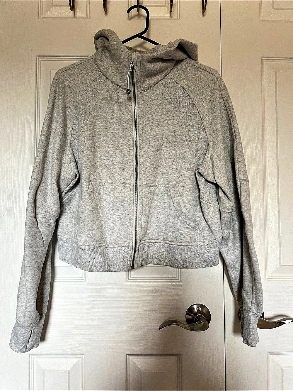 lululemon Scuba Oversized Full-Zip Hoodie Gray XS/S